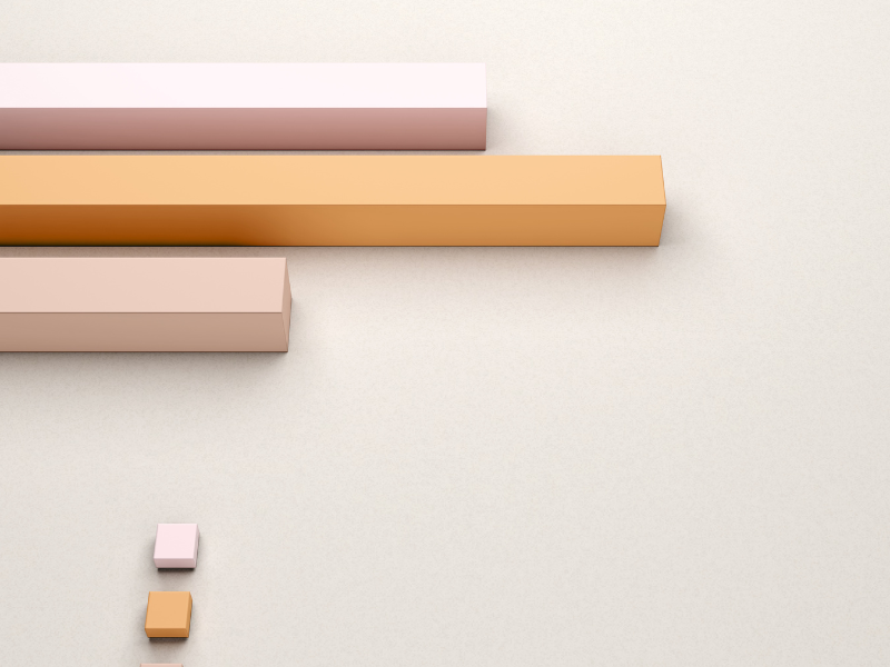 pastel bar graphs, statistical significance